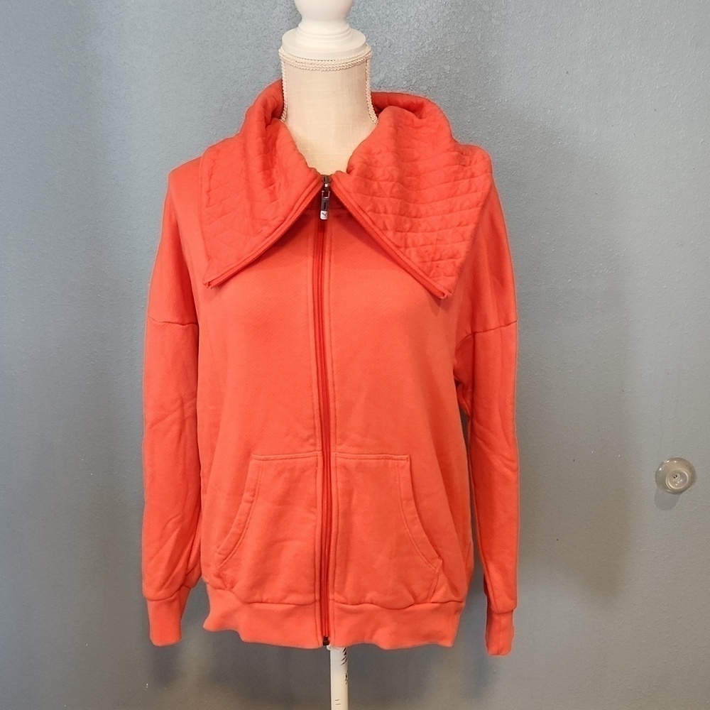 Vintage Puma Y2K Quilted CowlNeck Zip Up Sweatshirt Athletic Gorpcore Basketball